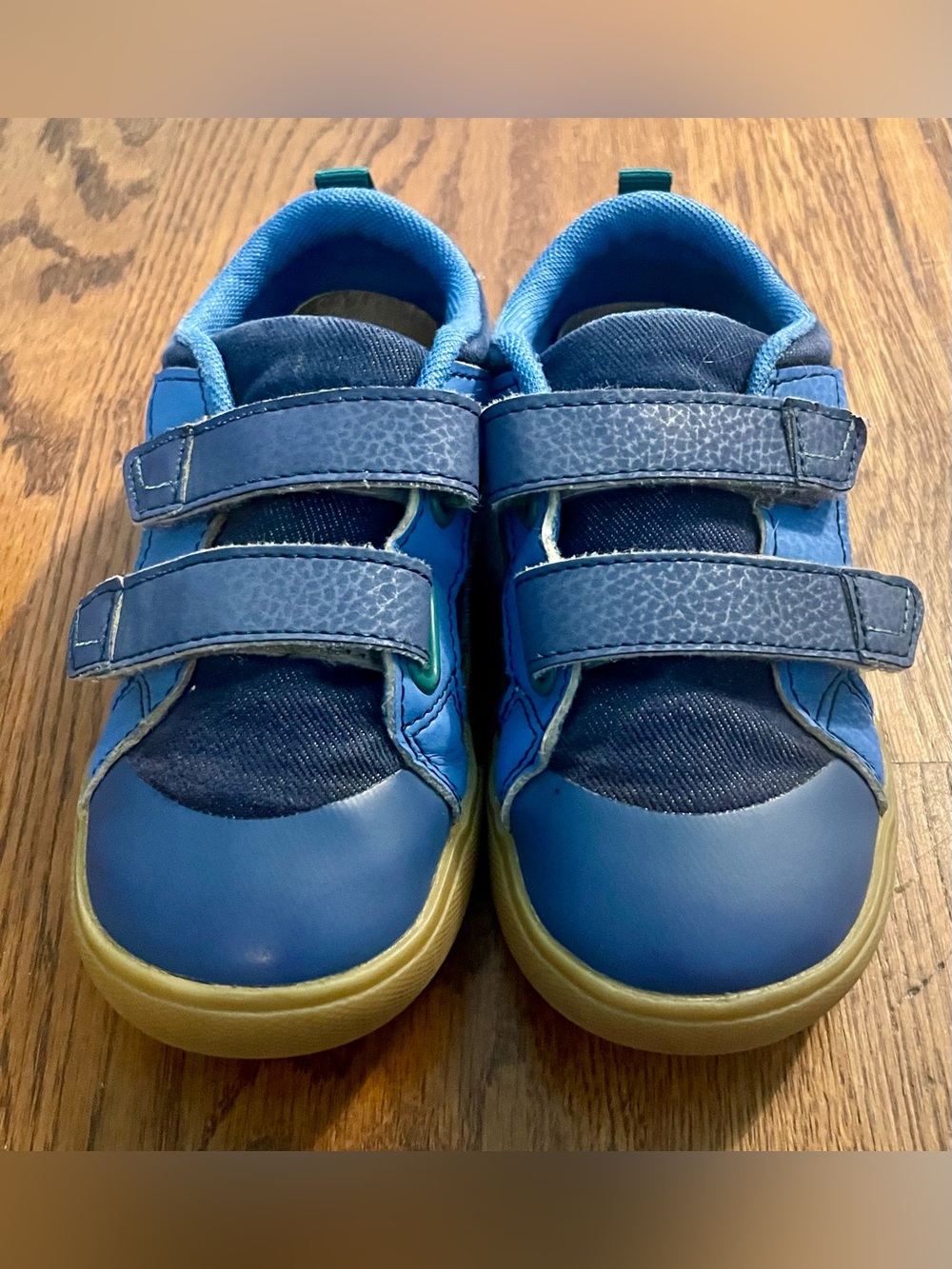 Kids See Kai Run Blue Velcro Sneakers
